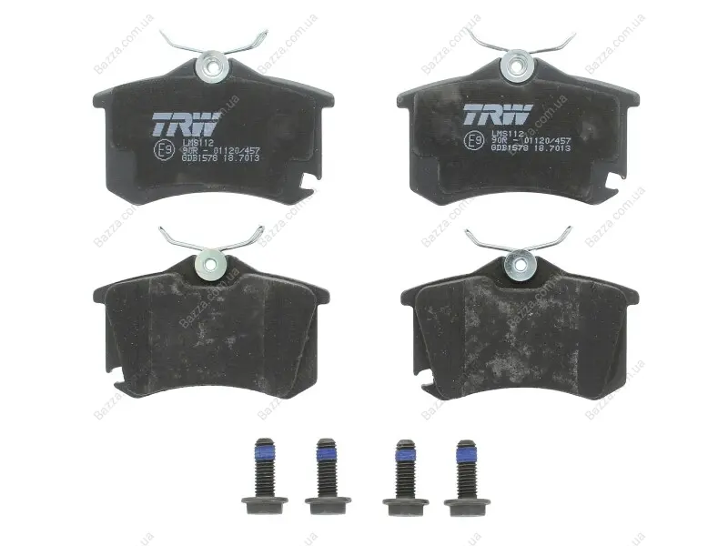 Задние тормозные колодки TRW automotive GDB1578