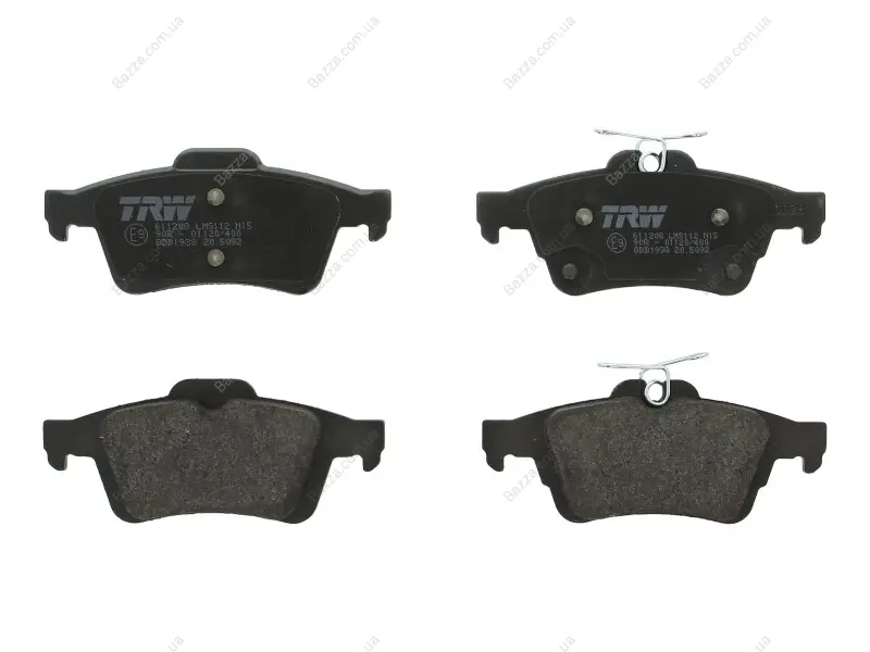 Задние тормозные колодки TRW automotive GDB1938