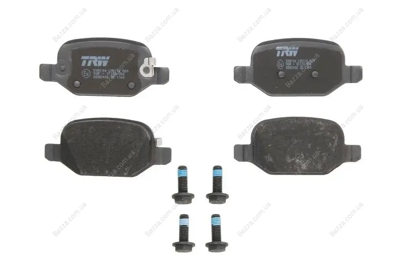 Задні тормозні (гальмівні) колодки TRW automotive GDB2002 (фото 1)