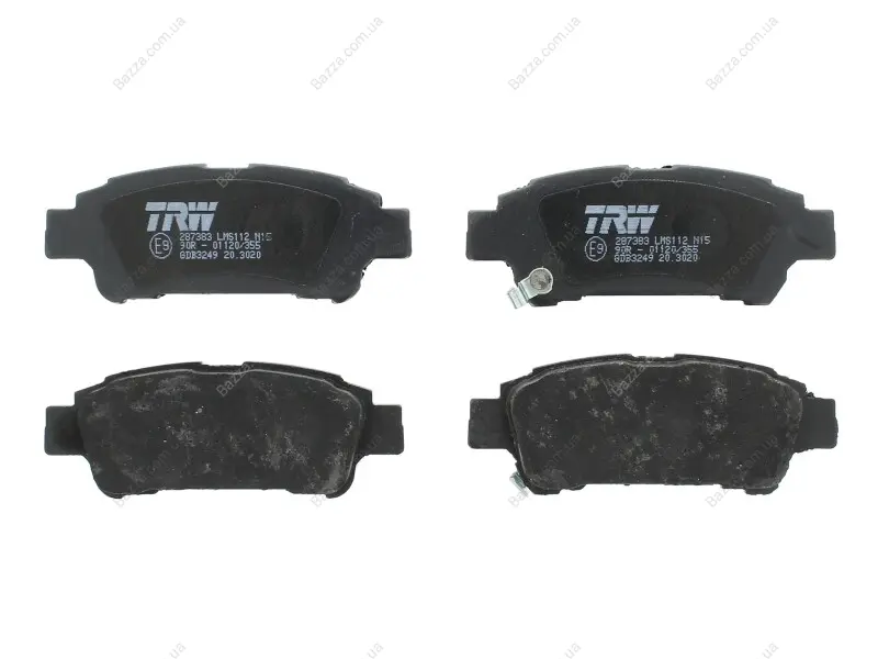 Задние тормозные колодки TRW automotive GDB3249
