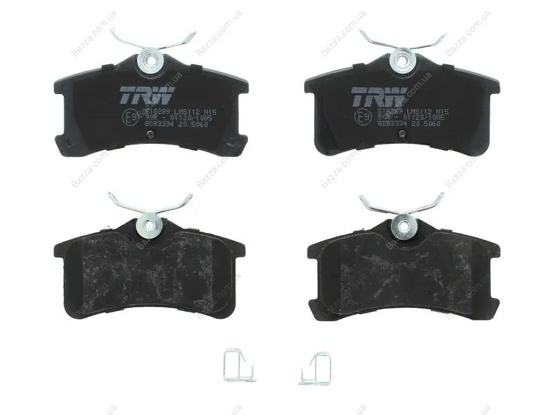 Задние тормозные колодки TRW automotive GDB3334