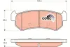Задние тормозные колодки TRW automotive GDB3348