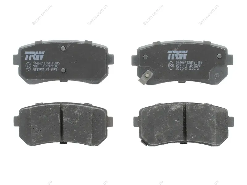 Задние тормозные колодки TRW automotive GDB3421