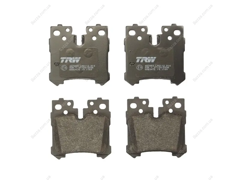 Задние тормозные колодки TRW automotive GDB3475