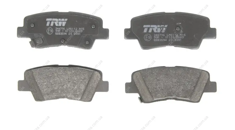 Задние тормозные колодки TRW automotive GDB3594