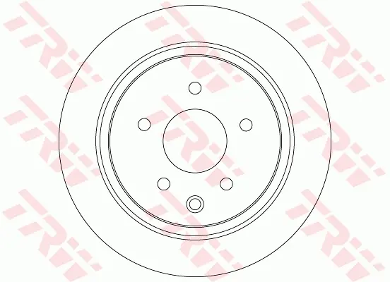 Задний тормозной диск TRW automotive DF7369