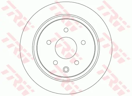 Задний тормозной диск TRW automotive DF7369