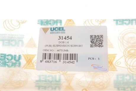 Отбойник рессоры ucel 31454