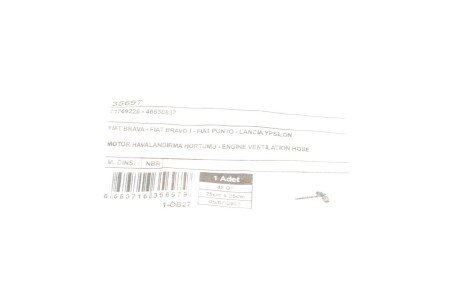 Патрубок вентиляції картера ucel 35697