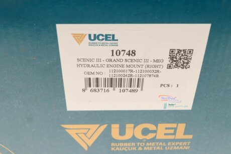 Подушка (опора) двигуна ucel 10748