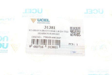 Подушка (опора) двигуна ucel 31381