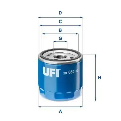 Масляный фильтр UFI 23.650.00