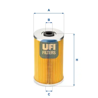 Фiльтр паливний UFI 2660900