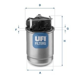 Фільтр паливний ufi 55.517.00