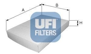 Фільтр салону ufi 53.006.00