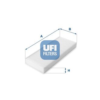 Фільтр салону ufi 53.214.00 на Ниссан Нп 300