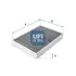 Фильтр салона UFI 5415900