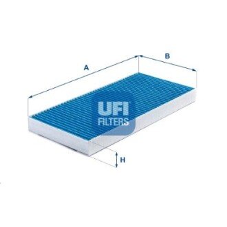 Фiльтр салону (антиалергія) ufi 34.106.00 на Форд Фокус 1