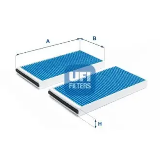 Фiльтр салону (антиалергія) UFI 3412700 Бмв E63