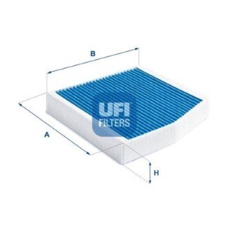 Фiльтр салону (антиалергія) ufi 34.236.00 на Мерседес B-Class w242/w246