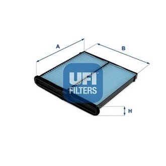 Фільтр салону антибактеріальний ufi 34.409.00 на Мазда 6 gj