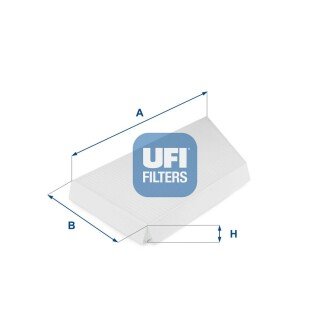 Фiльтр салону ufi 53.044.00 на Пежо 206