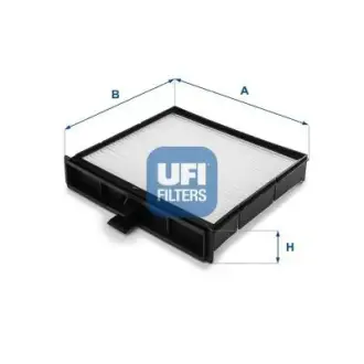 Фильтр салона UFI 5310600 Рено Сценик 2