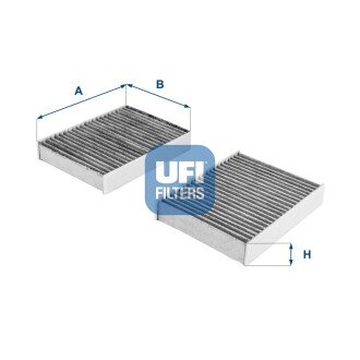 Фiльтр салону ufi 54.104.00