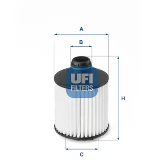 Масляный фильтр UFI 25.139.00