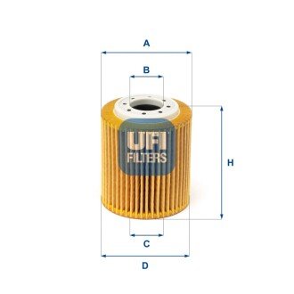 Масляний фільтр ufi 2521600