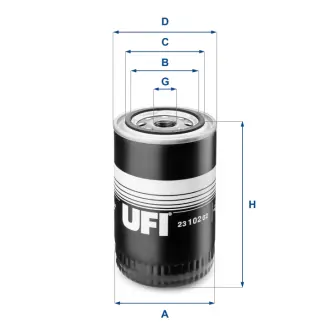 Масляный фильтр UFI 23.102.02