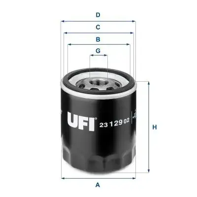 Масляный фильтр UFI 23.129.02