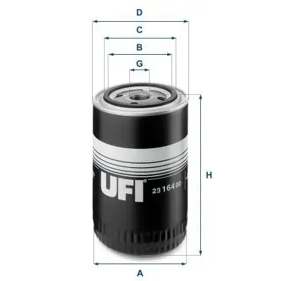 Масляный фильтр UFI 23.164.00