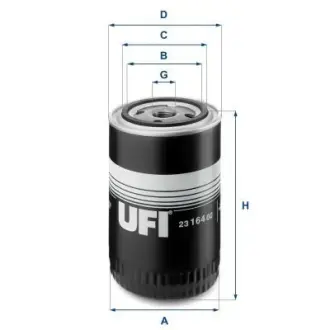 Масляний фільтр UFI 23.164.00