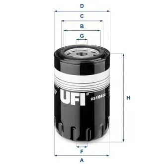 Масляний фільтр UFI 23.164.03