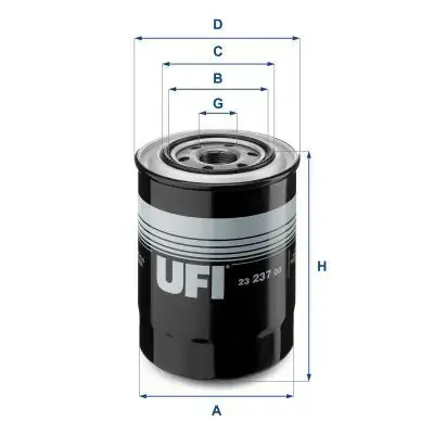 Масляный фильтр UFI 23.237.00