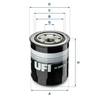 Масляний фільтр UFI 2324800