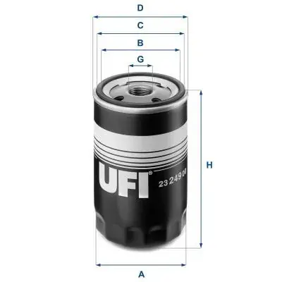 Масляный фильтр UFI 23.249.00