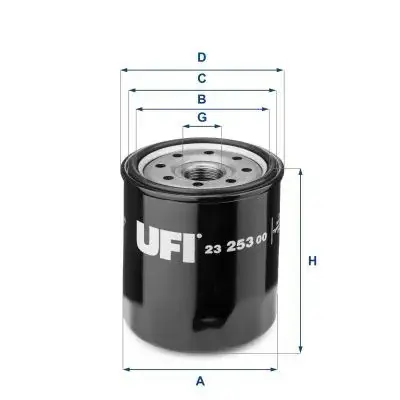 Масляний фільтр UFI 2325300 (фото 1)