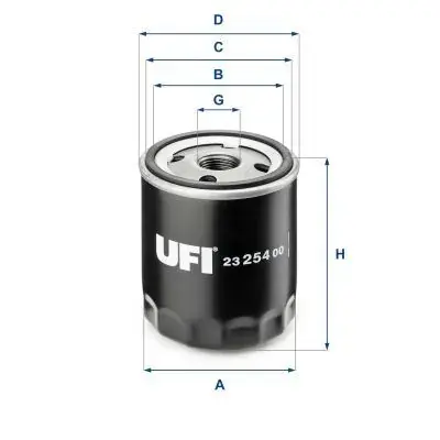 Масляный фильтр UFI 2325400