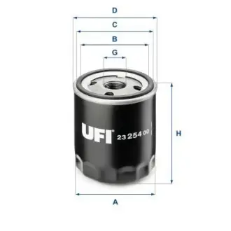 Масляный фильтр UFI 2325400 Рендж (ленд) ровер Фрилендер 1