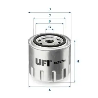 Масляний фільтр UFI 2325700