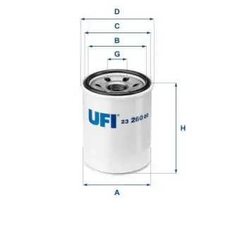 Масляний фільтр UFI 2326000