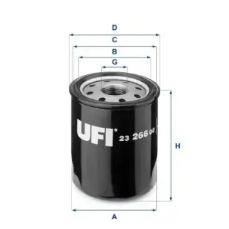 Масляный фильтр UFI 23.266.00