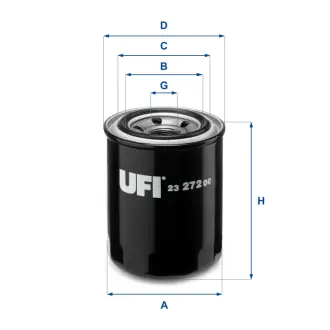 Масляный фильтр UFI 2327200 Мазда 929