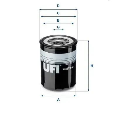 Масляный фильтр UFI 2327400