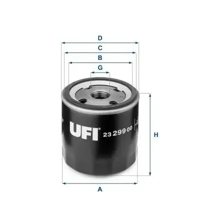 Масляный фильтр UFI 2329900