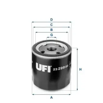 Масляный фильтр UFI 2329900 Chevrolet Нива