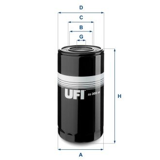 Масляний фільтр ufi 2330500