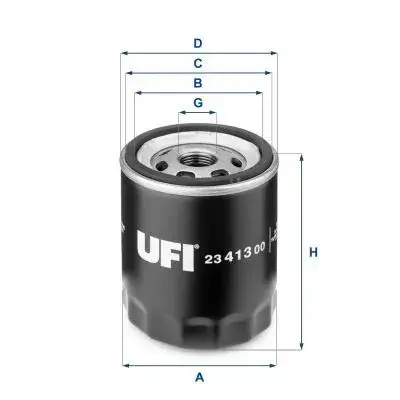 Масляный фильтр UFI 23.413.00